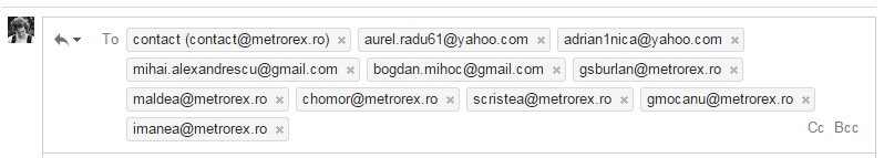 adrese email Metrorex