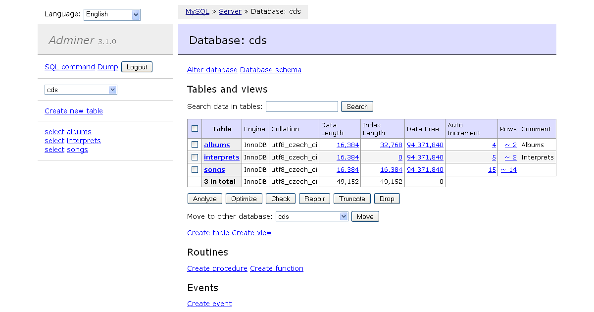 Adminer